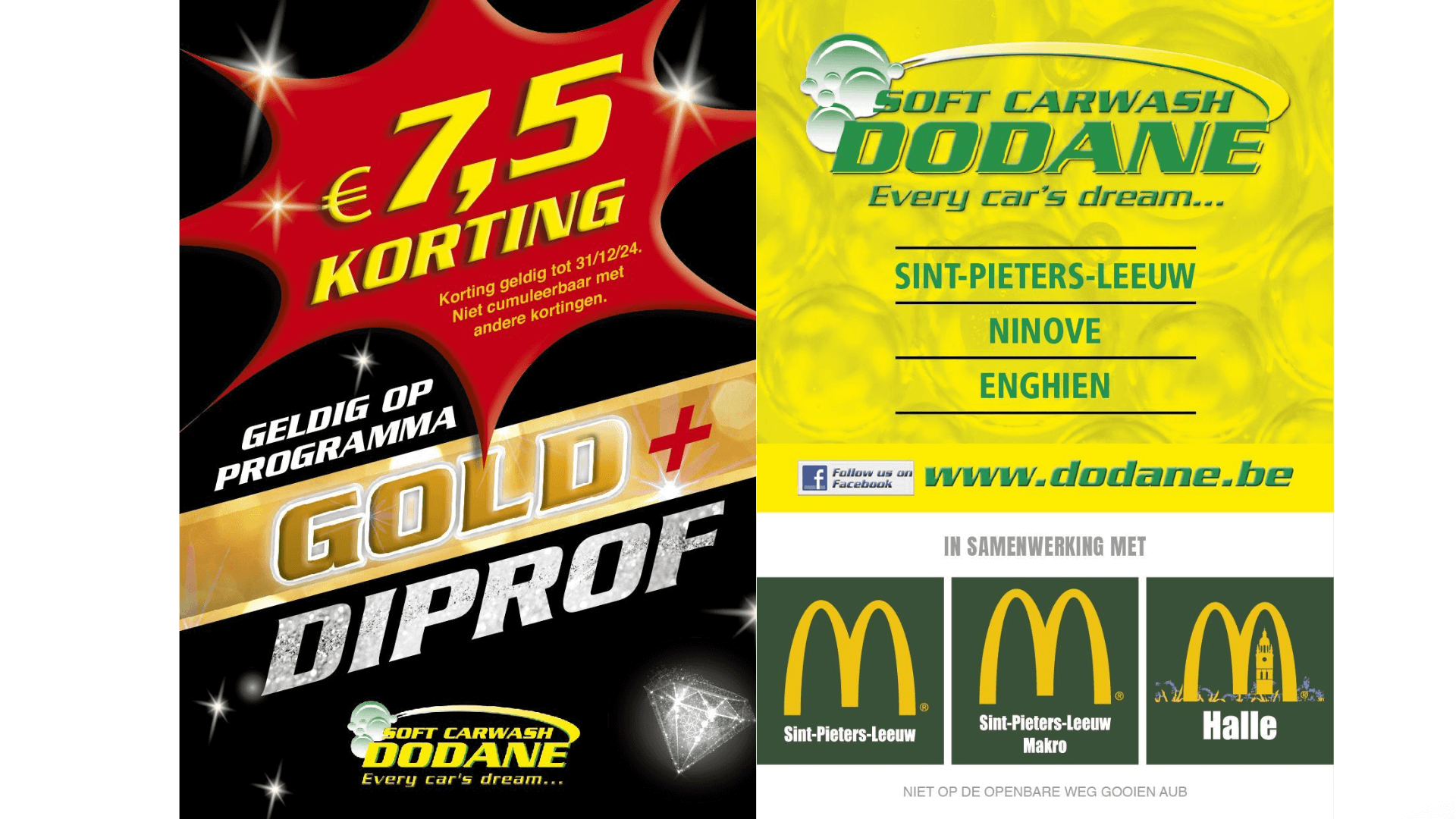 € 7,5 korting op Gold + Diprof